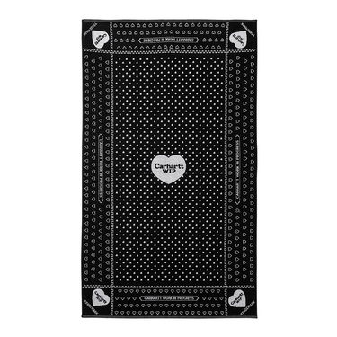 Flexstyle Carhartt WIP Heart Bandana Towel Svart | I033266.28CXX, 1
