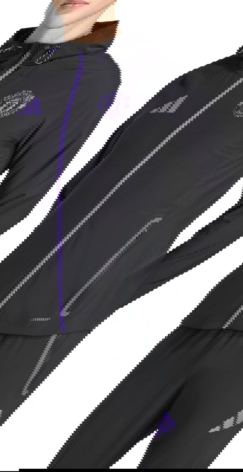 Byxor adidas Performance Manchester United Tiro 25 Competition Vis Travel Pants Svart | JV5351, 1