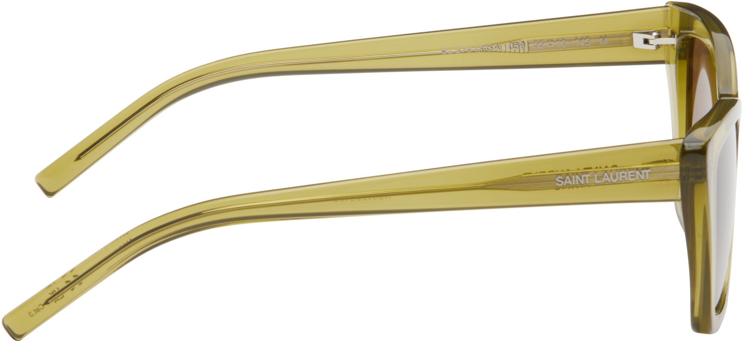 Solglasögon Saint Laurent SL 276 Mica Sunglasses Grön | SL 276 MICA-059, 1