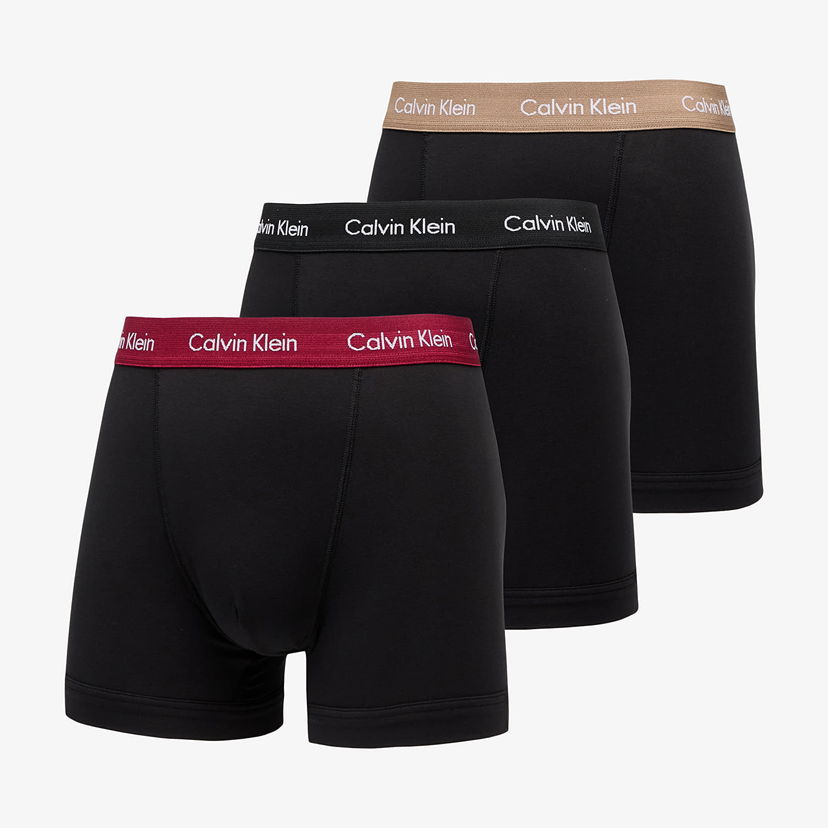 Boxare CALVIN KLEIN Trunk 3-Pack Black Svart | U2662G NOP