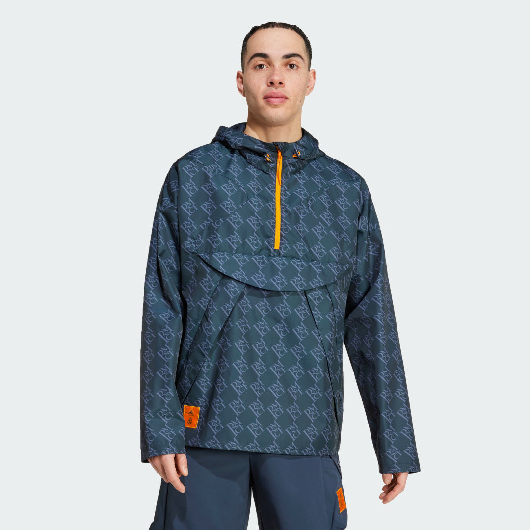 Vindjacka adidas Performance Real Madrid Seasonal Half-Zip Turkos | IT3796, 0