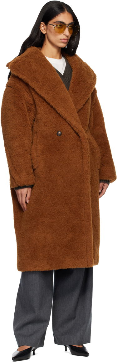 Rockar Max Mara Tedgirl Teddy Coat Brun | 2521016052600, 3