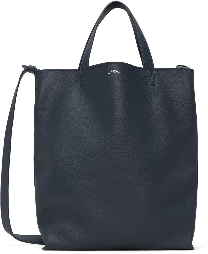 Tygpåse A.P.C. A.P.C. Maiko Medium Shopping Tote Mörkblå | PXCBC-M61659
