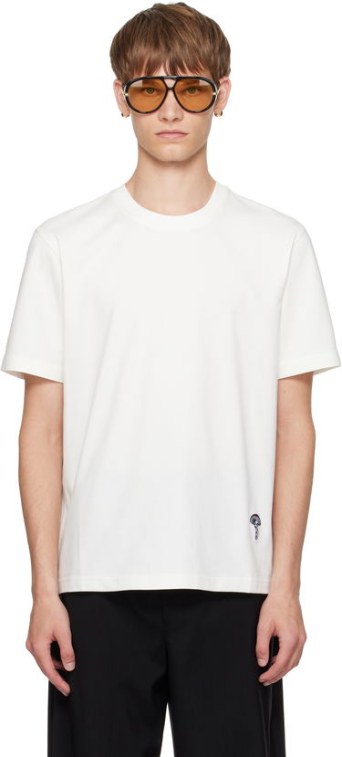 T-shirt Bottega Veneta Bottega Veneta Cotton T-Shirt with Small Logo Vit | 838959V4N509071, 0