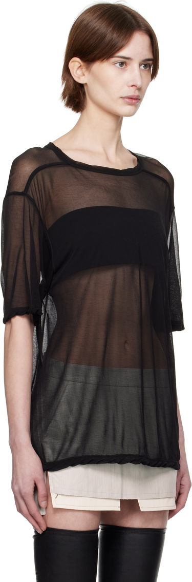 T-shirt Rick Owens Rick Owens Hollywood Brad Sheer T-Shirt Grå | RP01E7200 JCR, 4