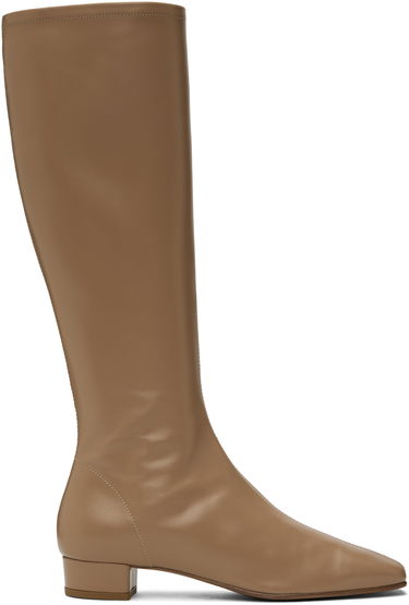 Kläder BY FAR BY FAR Edie Knee-High Boots Beige | 19FWEDIDNUL, 0