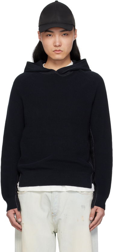 Sweater rag & bone rag & bone Gabe Spliced Hoodie Mörkblå | MBS25S026SD26, 0