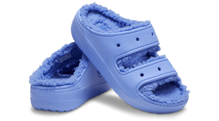 Sneakers och skor Crocs Classic Cozzzy Sandals Blå | 207446-5Q6, 1