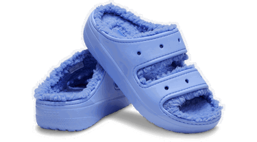 Sneakers och skor Crocs Classic Cozzzy Sandals Blå | 207446-5Q6, 1