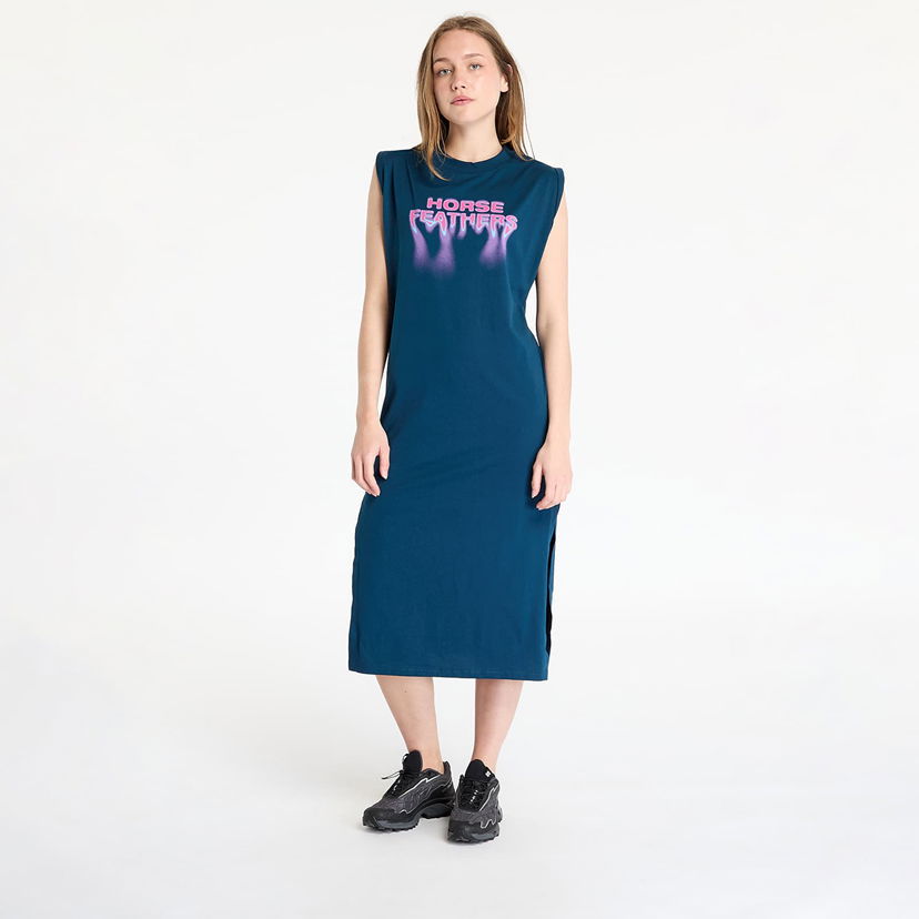 Klä Horsefeathers Horsefeathers Mary Sleeveless Midi Dress Blå | SW934C
