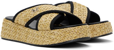 Skovård Max Mara Max Mara Braies Platform Sandals Gul | 2416521039600, 3