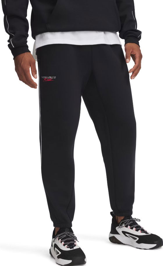 Träningsbyxor Under Armour Project Rock Icon Fleece Joggers Svart | 1389917-001