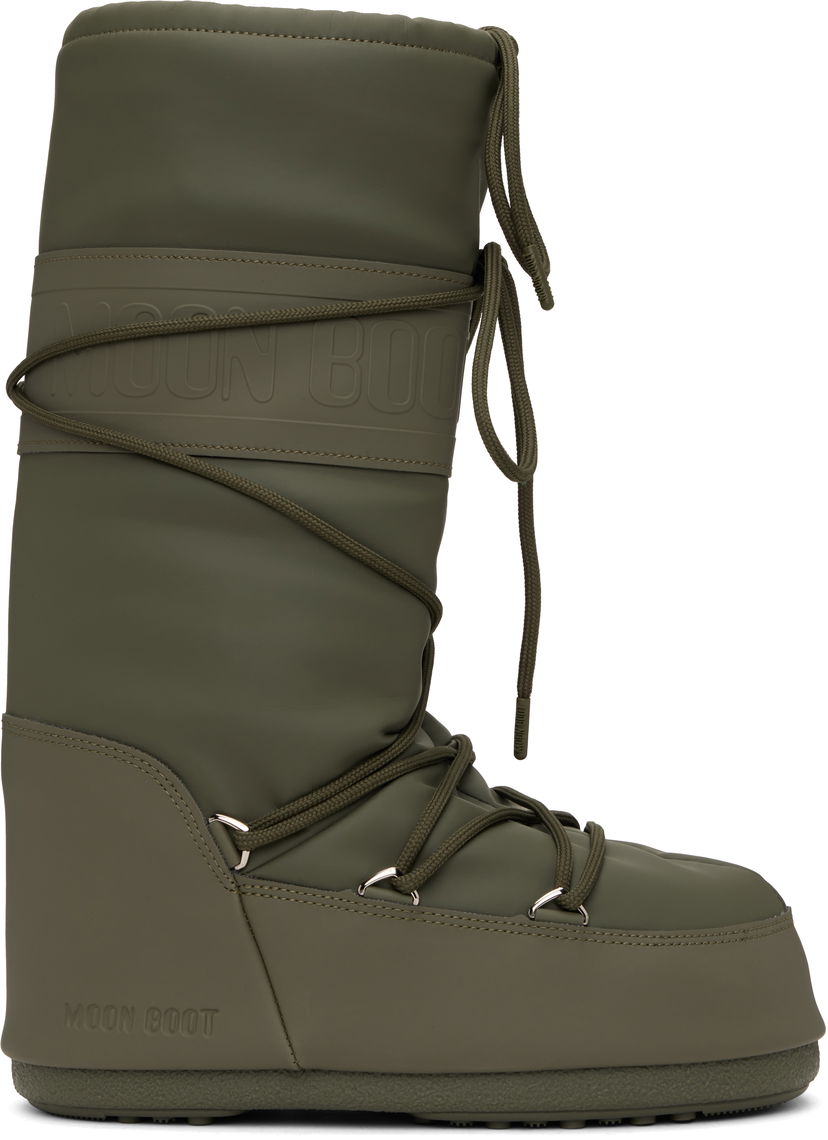 Kläder Moon Boot Moon Boot Icon Rubber Boots Grön | 80D1402760