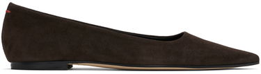 Klä Aeyde Aeyde Cassy Suede Ballerina Flats Brun | A11-FL-SNDP8 FL130-FW24-953-017, 0