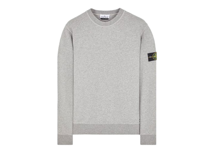 Sweatshirt Stone Island Crewneck Sweatshirt Dust Grå | 801563051 - V0064