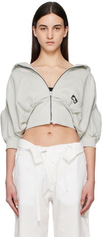 Ottolinger Cropped Short Sleeve Hoodie