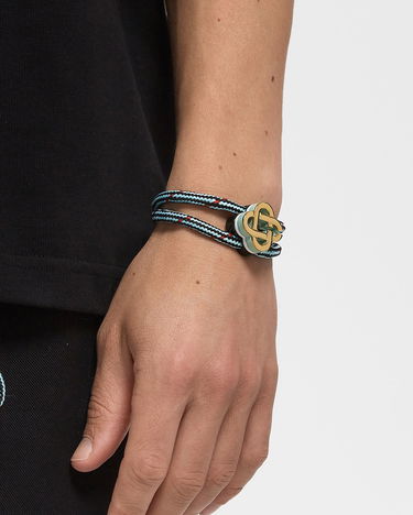 Armband Casablanca Cord Bracelet with Logo Clasp Blå | APF25-JW-294-01, 1