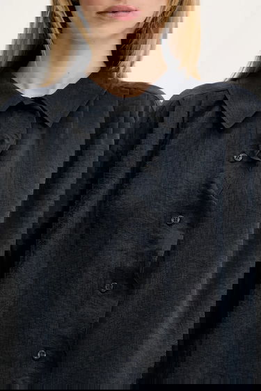 Skjorta Samsoe Samsoe Samsoe Samsoe Sathistle Relaxed Fit Shirt Svart | F25100022, 3