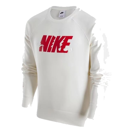 Sweatshirt Nike Sportswear Crew-Neck Sweatshirt Vit | FZ6374-113