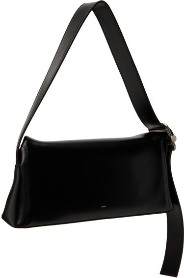 Axelväska OSOI Black Leather Shoulder Bag Svart | 22FB010-16-01, 2