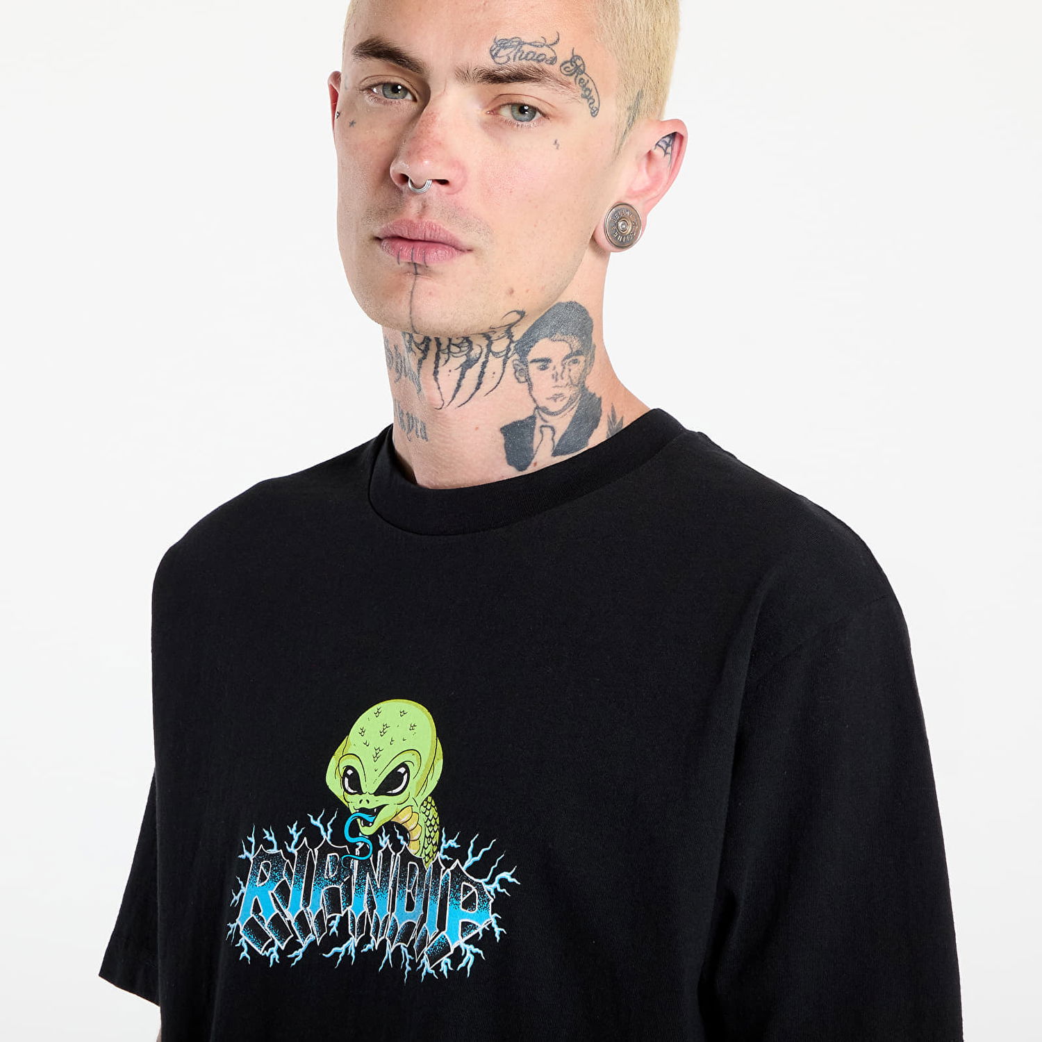 T-shirt RIPNDIP RIPNDIP Alien Electric Tee Svart | RNDSUM25135, 1