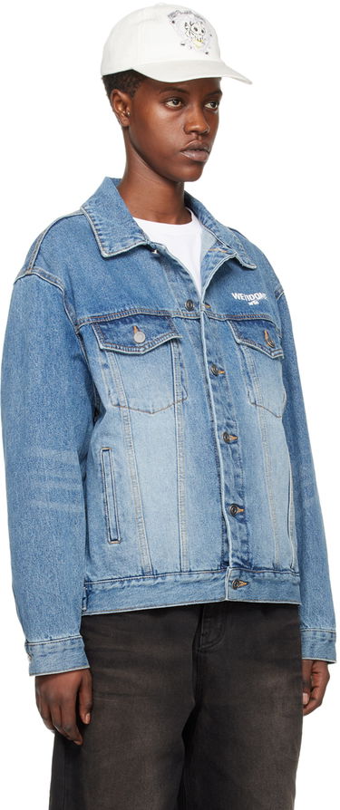 Jacka We11done We11done Faded Denim Jacket Blå | WD-DJ1-23-913-U-BL, 1