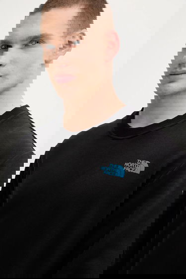 Sweatshirt The North Face Cotton Graphic Sweatshirt with Shred Ski Print Svart | NF0A8EU5JK31, 3