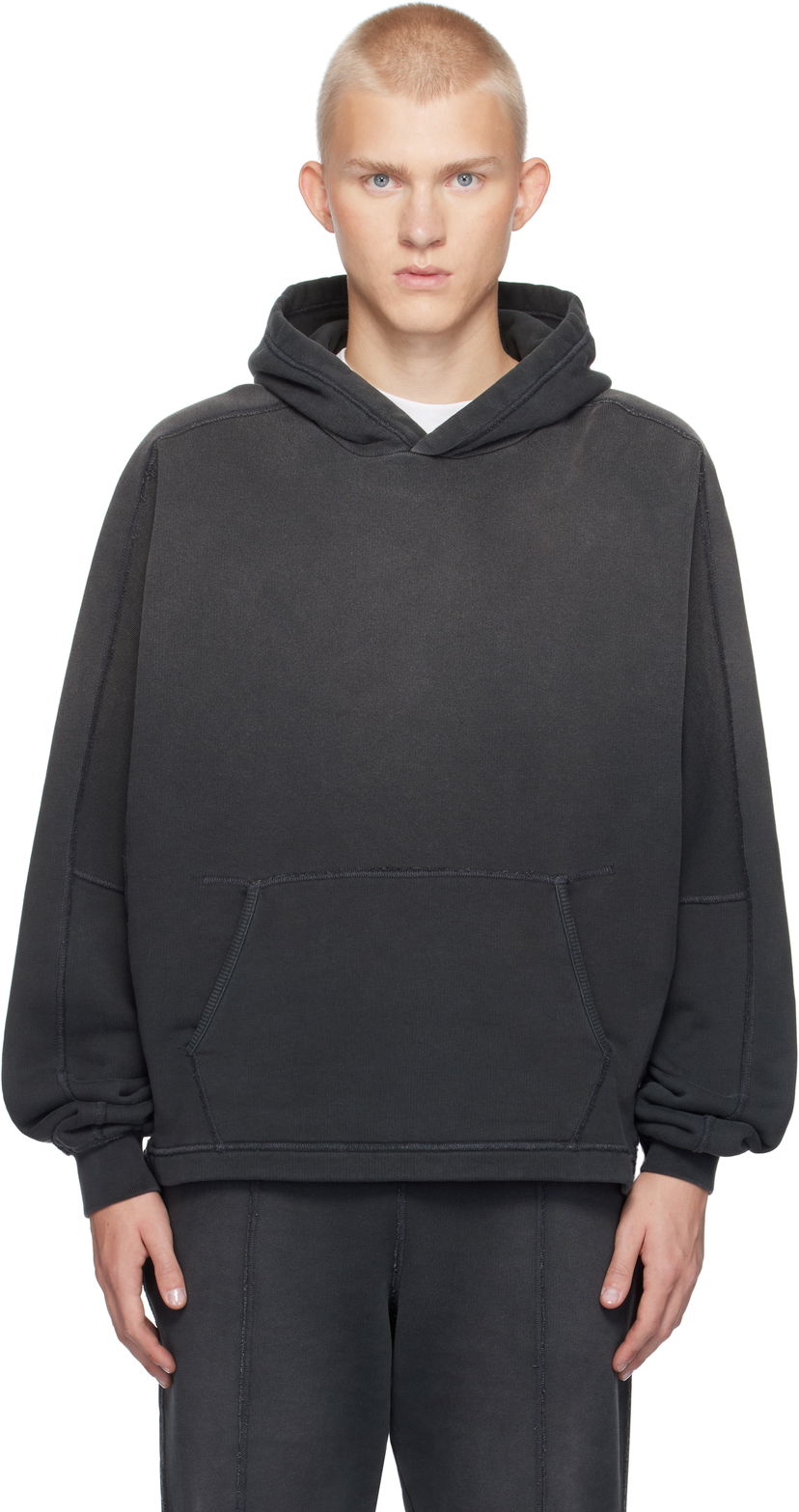 Sweatshirt Represent Clo Stepped Hem Hoodie Svart | MLM4200