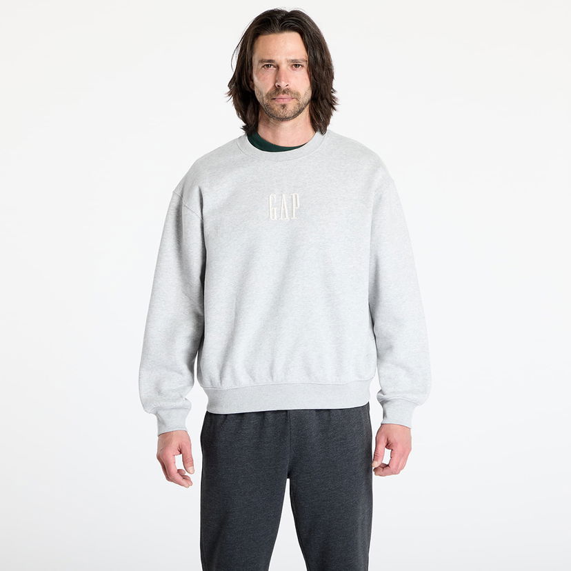 Sweatshirt GAP GAP Corp Logo Crew Sweatshirt Grå | 648026-01