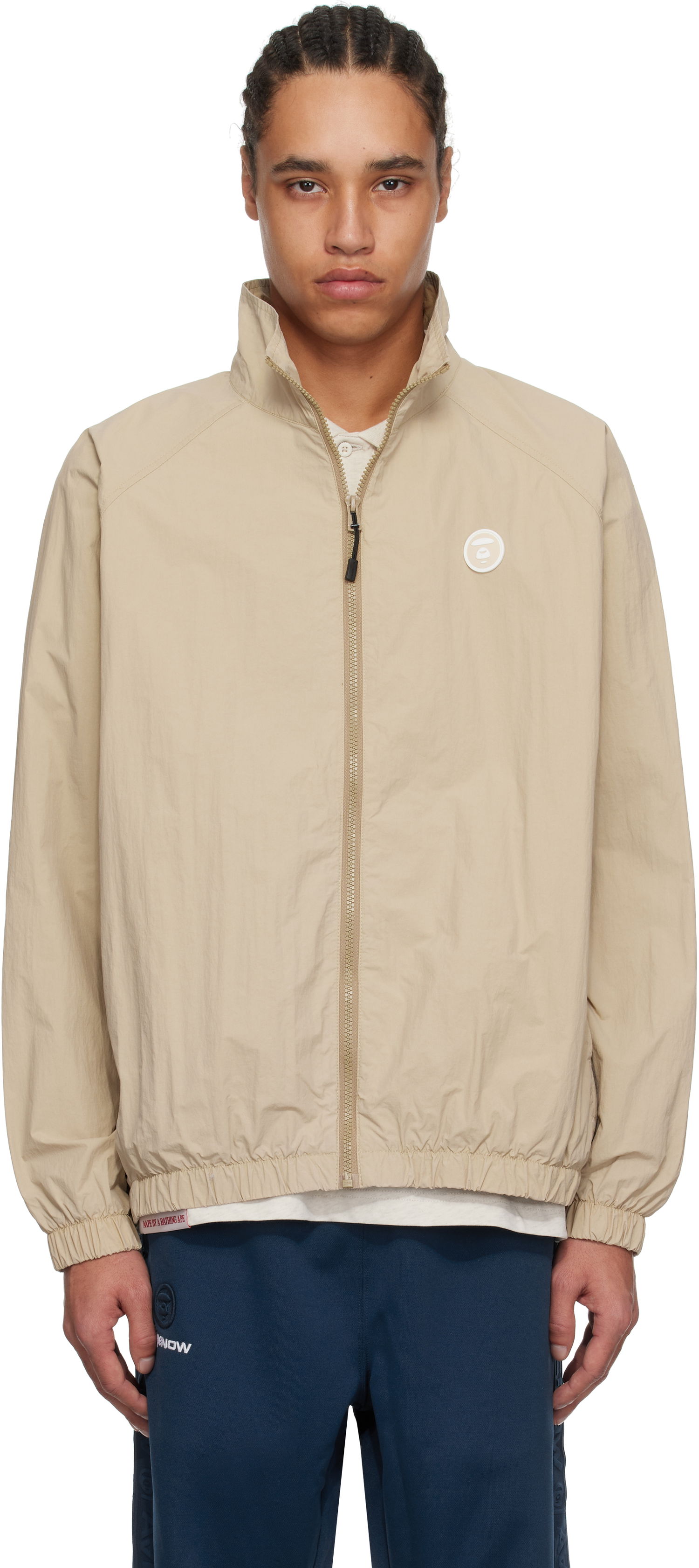 Vindjacka AAPE by A Bathing Ape AAPE by A Bathing Ape 'AAPE Now' Lightweight Jacket Beige | AAPLJM7703XXNBGL, 0