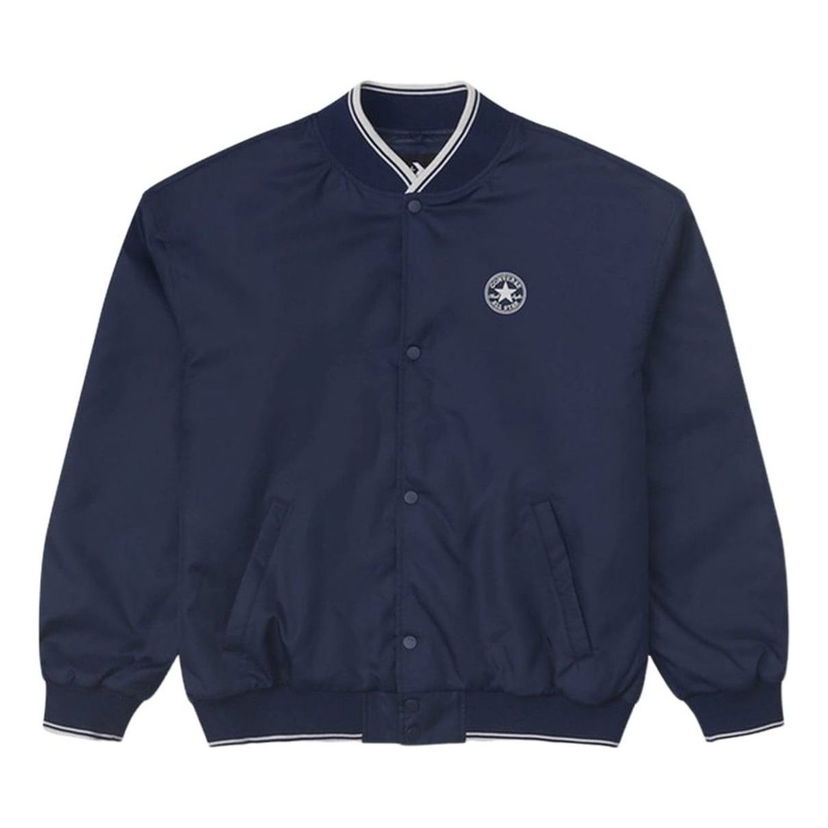 Bomberjacka Converse Logo Baseball Jacket Blå | 10025987-A02