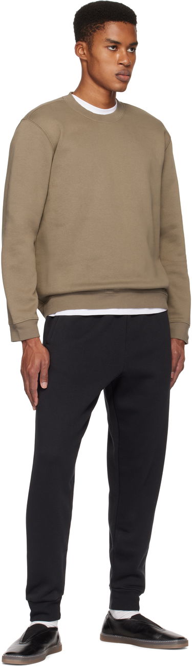 Sweatshirt SKIMS SKIMS Fleece Lounge Crewneck Sweatshirt Brun | PL-PLO-8028M, 3