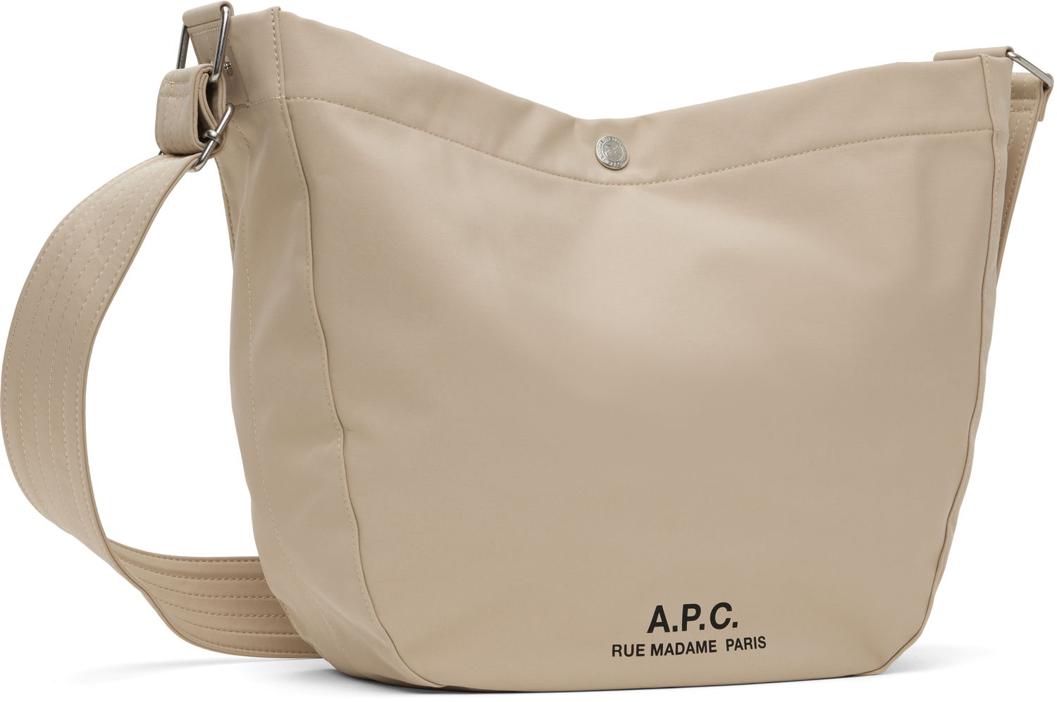 Axelväska A.P.C. Black Journal Crossbody Bag Svart | PSAKR-M61939, 1