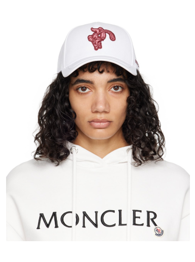 Keps Moncler Roger Rabbit Cap Vit | I10933B000190U082