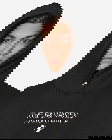 Sweatshirt The Salvages Hypnotic Snap Hooded Sweatshirt Svart | XSS230633BLK BLACK, 5