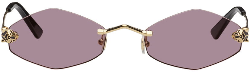 Solglasögon Cartier Geometric Sunglasses Purpur | CT0433S-004