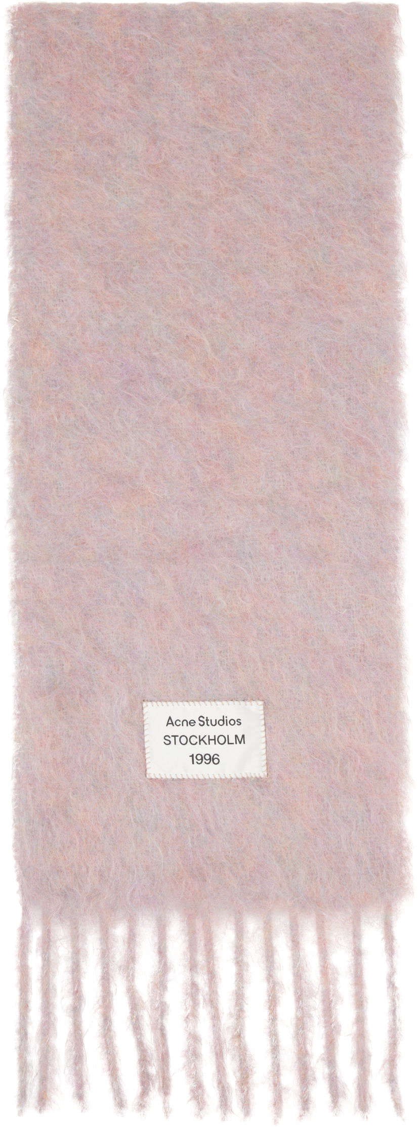 Halsduk Acne Studios Acne Studios Mohair & Wool Scarf Rosa | CA0392-