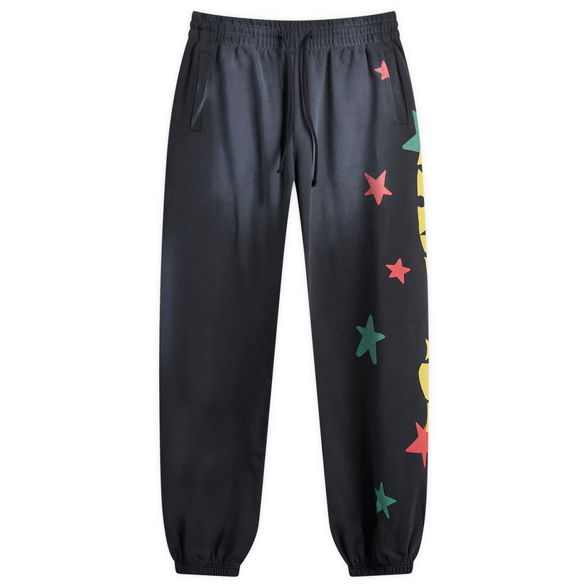 Träningsbyxor Palm Angels Palm Angels Paradise Palm Sweatpants, Size Large Svart | PMCH02CS25FLE0011018