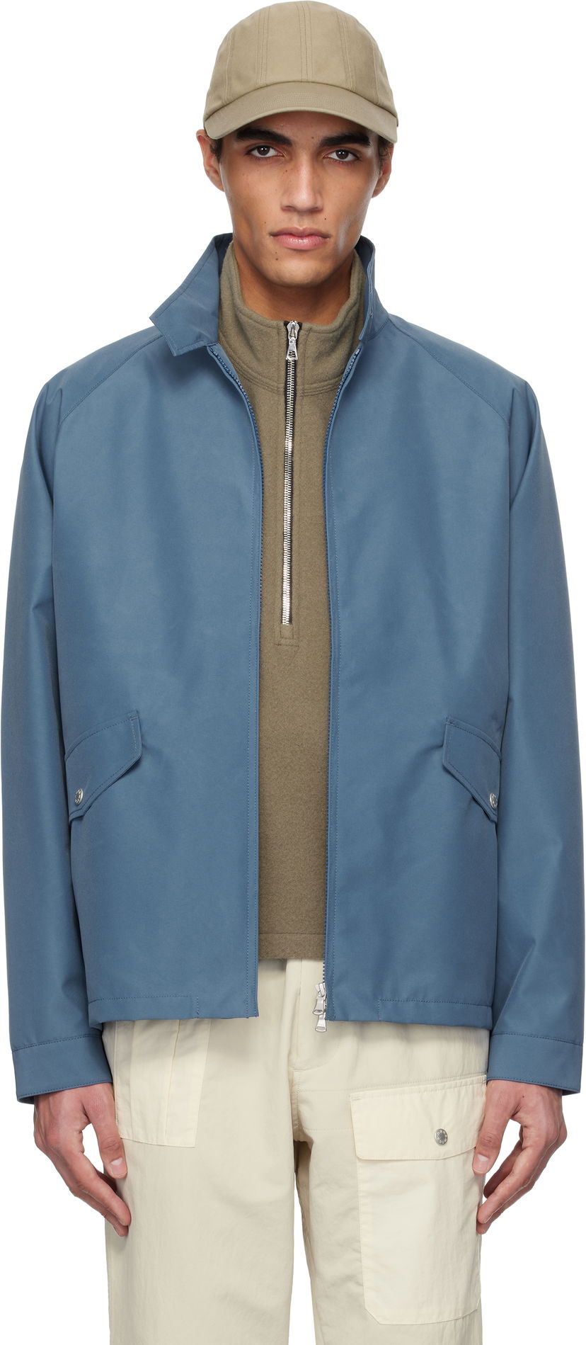 Vindjacka NANAMICA Nanamica GORE-TEX Crew Jacket Blå | S25SA038U