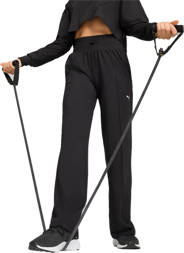 Träningsoverall Puma Puma CLOUDSPUN HW Wide Leg Pants Svart | 525764-01, 0