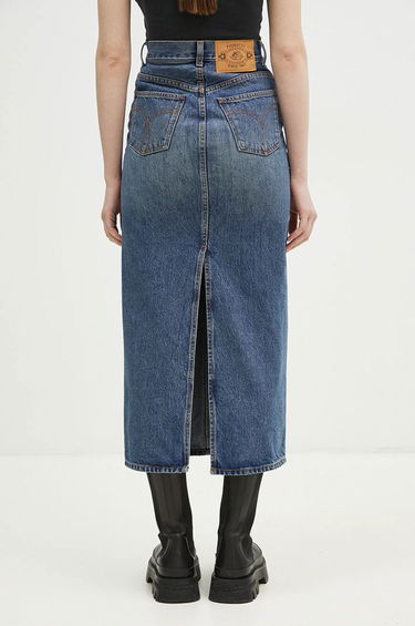 Kjol Fiorucci Denim Midi Skirt Blå | W01FPDSK176DN01DN02, 2