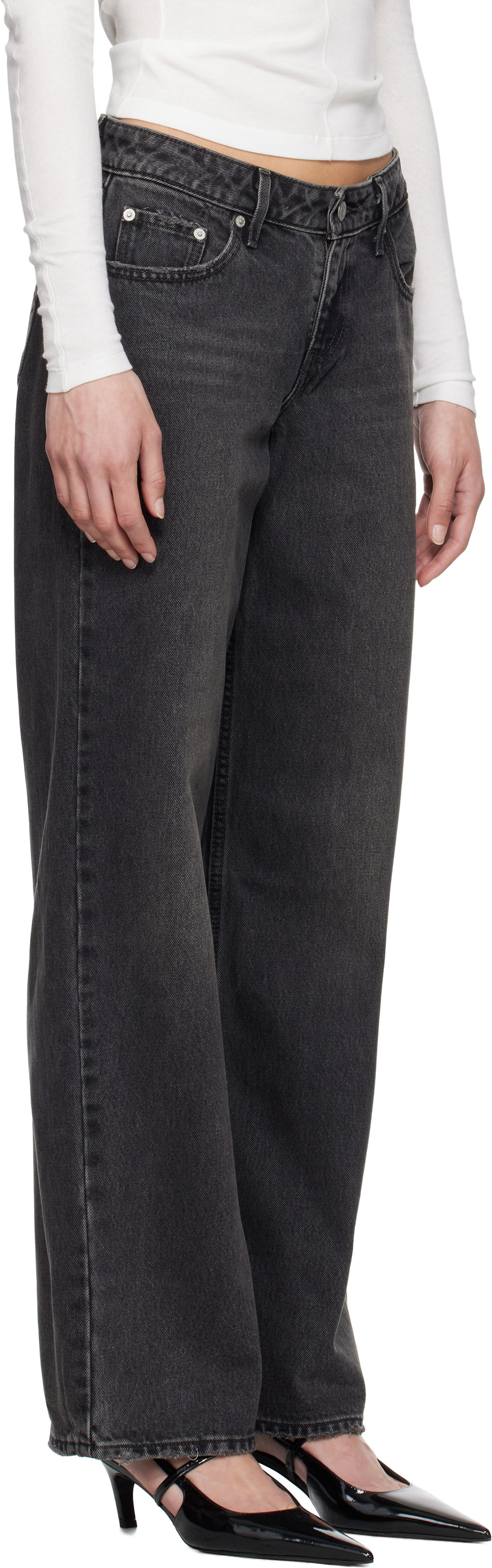 Jeans Levi's Black Low Loose Svart | A5566-0000, 1