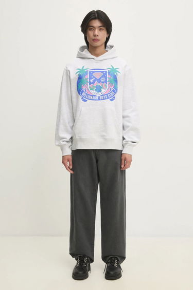 Sweatshirt BILLIONAIRE BOYS CLUB Billionaire Boys Club Tropical Crest Popover Hoodie Grå | B24447, 4
