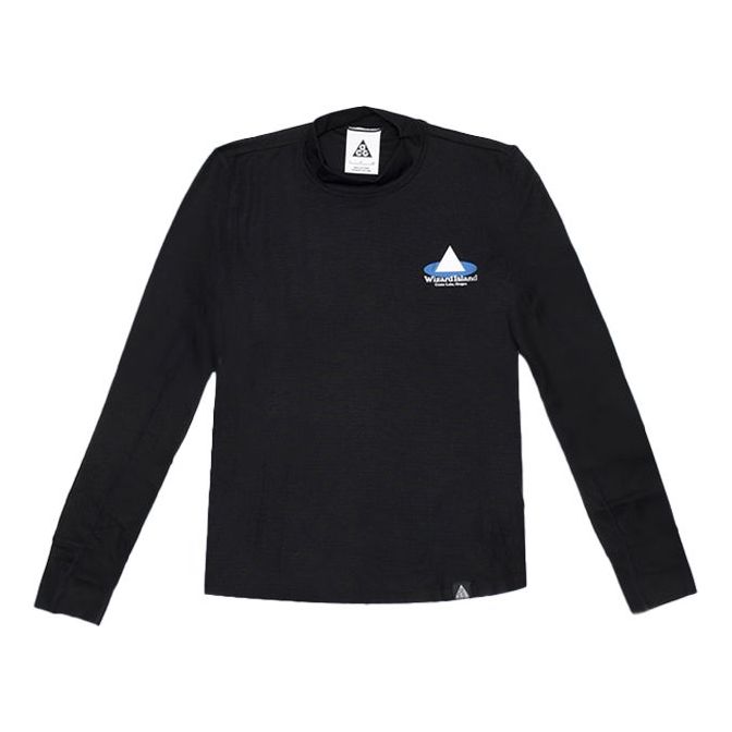 Sweater Nike ACG ACG Wizard Island Round Neck Long Sleeve Pullover Svart | CZ6707-010