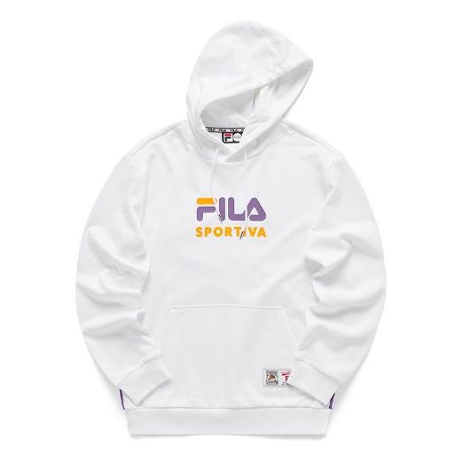 Sweatshirt FILA Athleisure Hoodie Vit | T11U112210F-WT