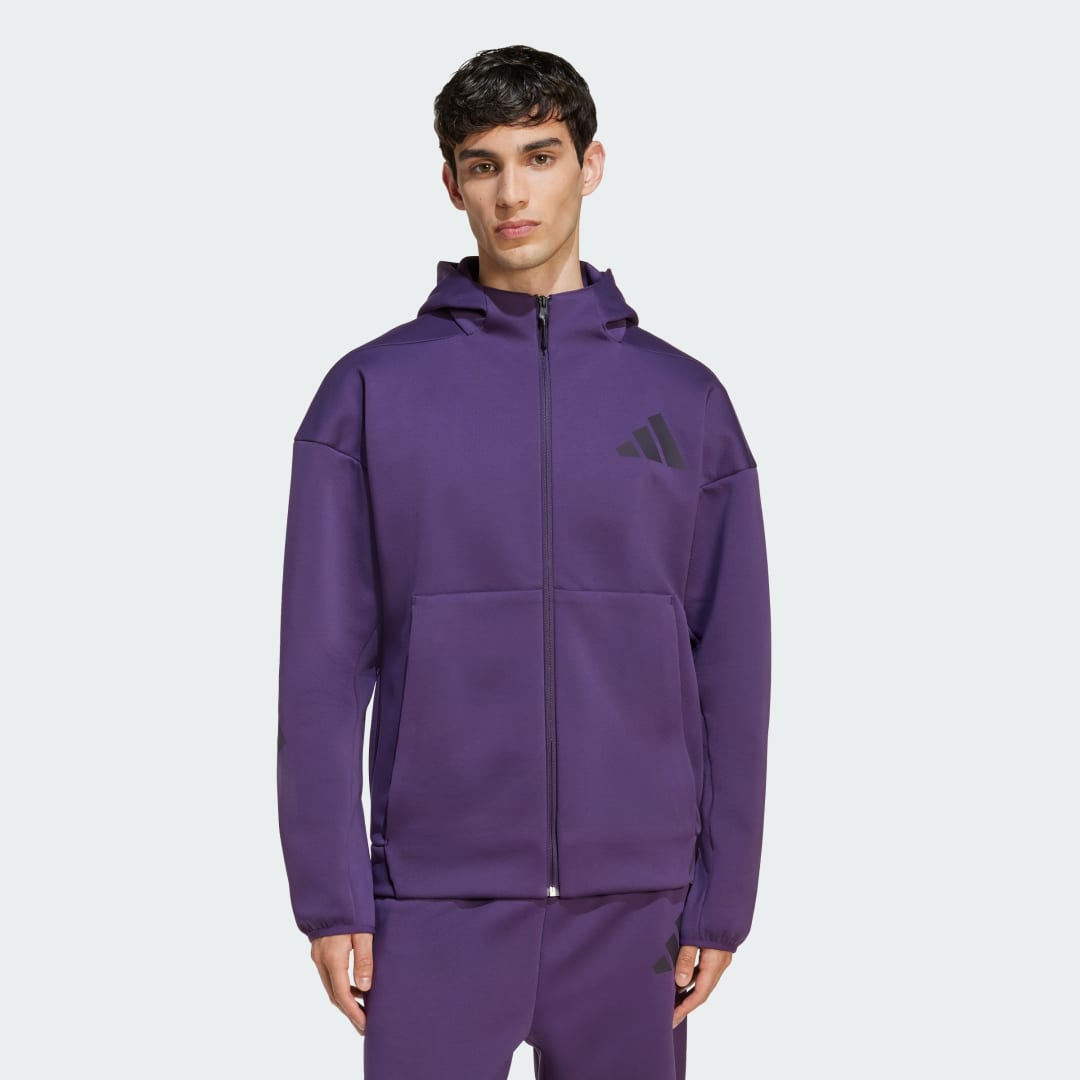 Jacka adidas Performance Z.N.E. Full-Zip Hooded Jacket Purpur | KB7124, 0