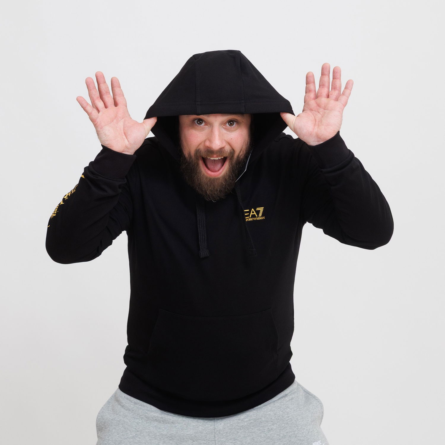 Sweatshirt Emporio Armani EA7 Emporio Armani Hoodie Svart | 7M000569-AF13512-MC004, 1