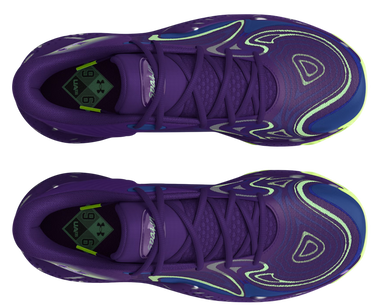Sneakers och skor Under Armour UA Spawn 6 Mid SOS Purpur | 3028337-500, 2