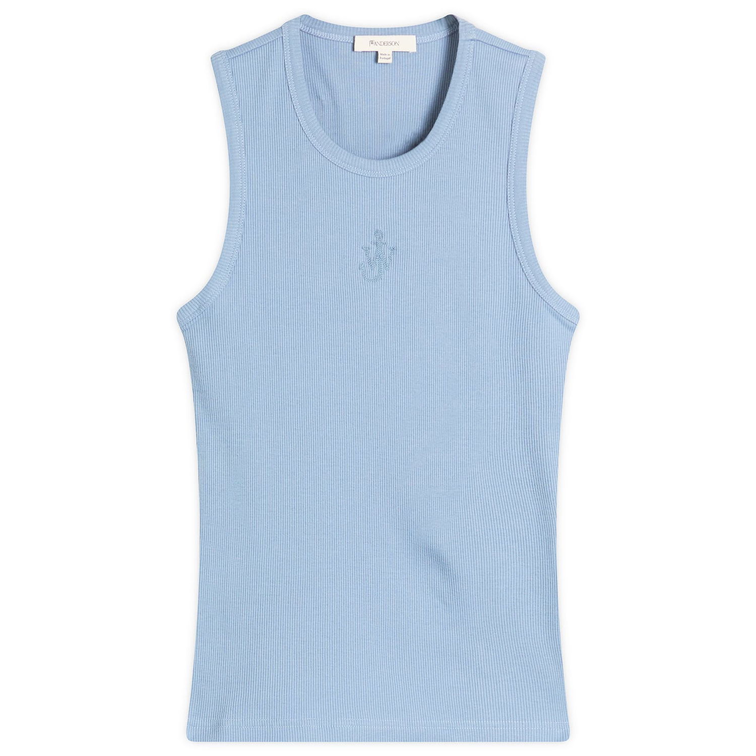 Linne JW Anderson JW Anderson Anchor Embroidery Vest, Size Large Blå | JO0248-PG1717-768, 1