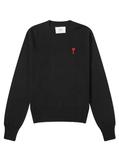 Sweater AMI Small ACD Knit Sweater Svart | BFFKS111-KN0025-001